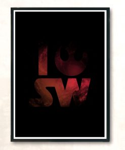 I Heart Rebels Modern Poster Print