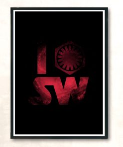 I Heart The First Order Modern Poster Print