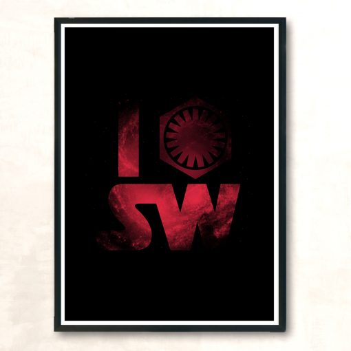 I Heart The First Order Modern Poster Print