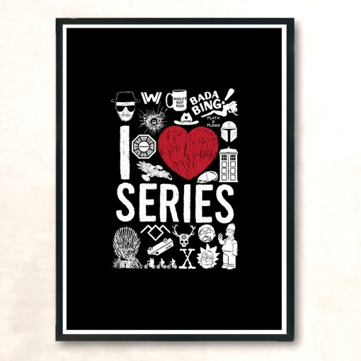 I Love Series Modern Poster Print