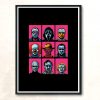 Iconic Horror Modern Poster Print