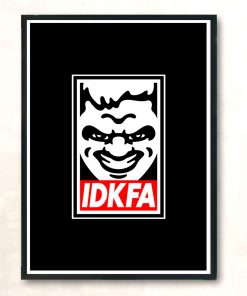 Idkfa Modern Poster Print