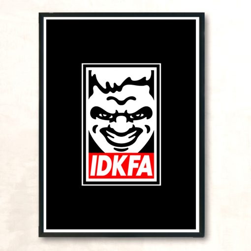 Idkfa Modern Poster Print