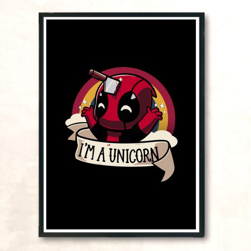 Im A Unicorn Modern Poster Print