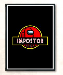 Impostor Among Us Modern Poster Print