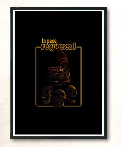 In Pace Requiescat Modern Poster Print