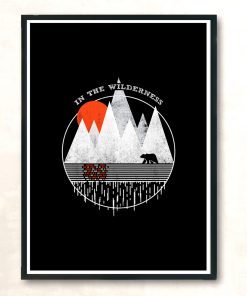 In The Wilderness Modern Poster Print