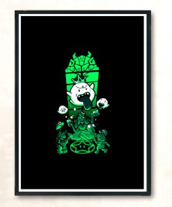 Inboocation Green Modern Poster Print