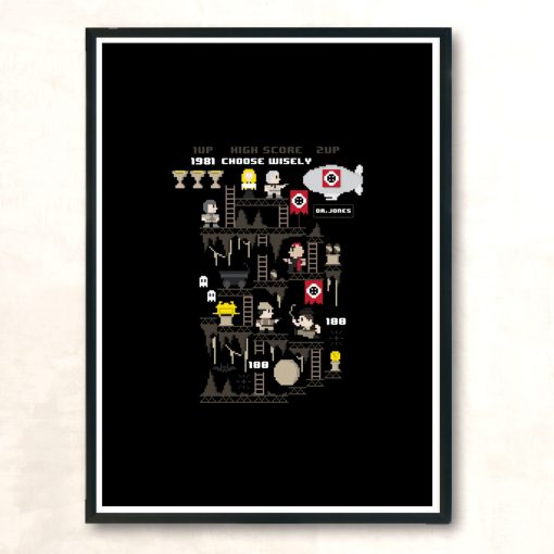 Indiana Kong Modern Poster Print