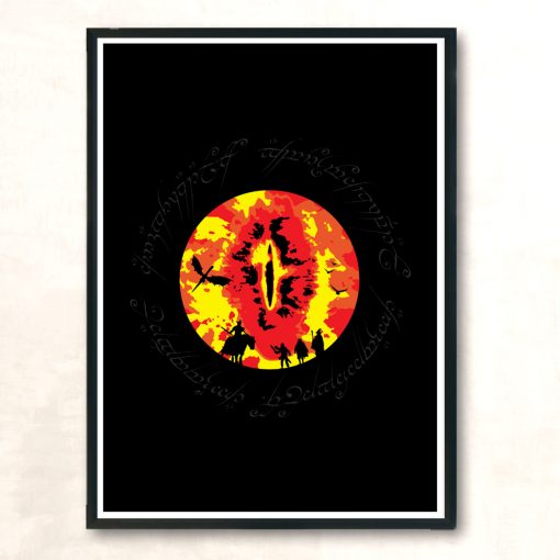 Infernal Hell Modern Poster Print