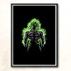 Infinite Green Power Modern Poster Print