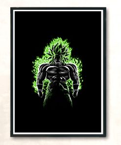 Infinite Green Power Modern Poster Print