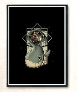 Inside The Whale Modern Poster Print