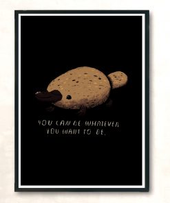 Inspirational Platypus Modern Poster Print