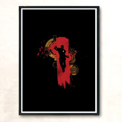 Iron Man Modern Poster Print