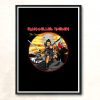 Iron Willed Maiden Modern Poster Print