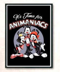 Its Time For Animaniacs Vintage Wall Poster