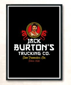 Jack Burton Trucking Co Modern Poster Print