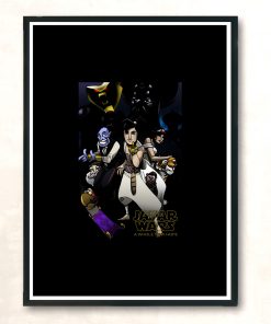 Jafar Wars A Whole New Hope Modern Poster Print