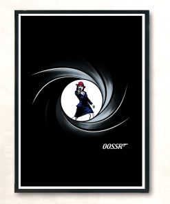 James Bond 00ssr Parody Modern Poster Print