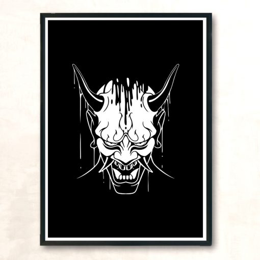 Japan Demon Modern Poster Print