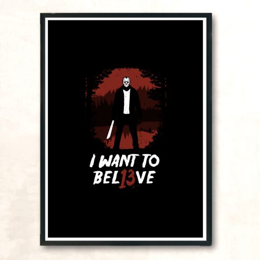 Jason Lives Modern Poster Print