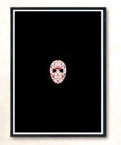 Jason Voorhees Mask Lv Monogram Modern Poster Print