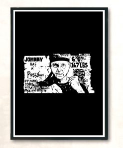 Johnny Has A Posse Modern Poster Print