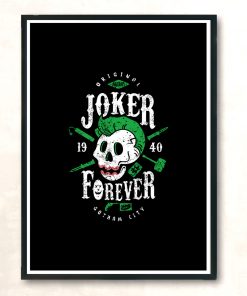 Joker Forever Modern Poster Print