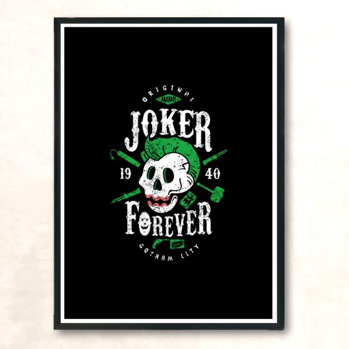 Joker Forever Modern Poster Print