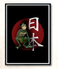 Kappa Japanese Demon Modern Poster Print