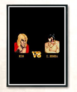 Ken Vs Honda Modern Poster Print