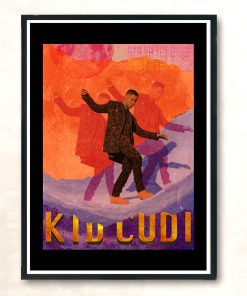 Kid Cudi Man On The Moon Retro Vintage Wall Poster