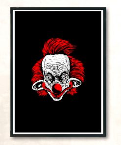 Killer Klown Modern Poster Print