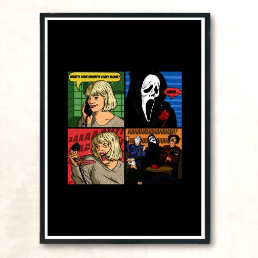 Killer Prank Modern Poster Print