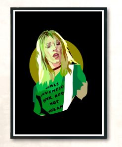 Kim Gordon Art Vintage Wall Poster