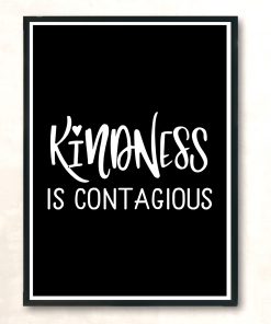 Kindness Is Contagious Bullying W Vintage Wall Poster