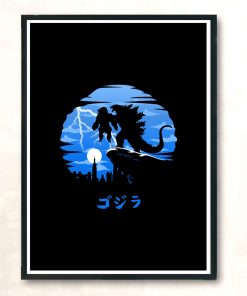 King Monster Modern Poster Print