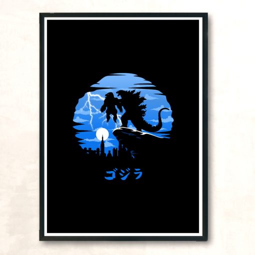 King Monster Modern Poster Print