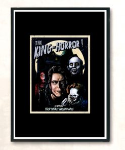 King Of Horror Modern Poster Print