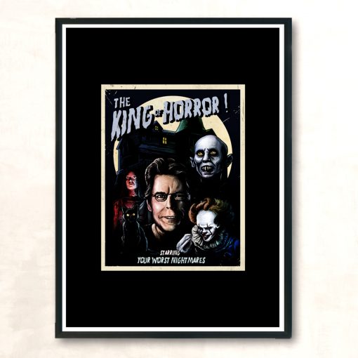 King Of Horror Modern Poster Print