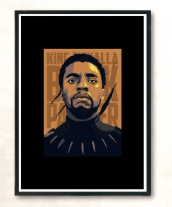 King Tchalla Modern Poster Print