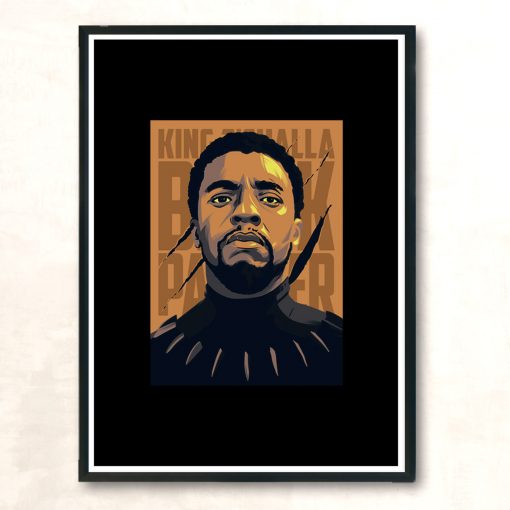 King Tchalla Modern Poster Print