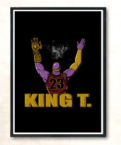 King Thanos Modern Poster Print