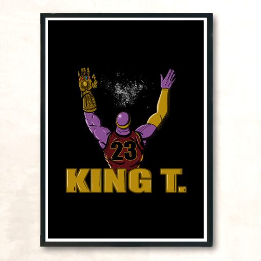 King Thanos Modern Poster Print