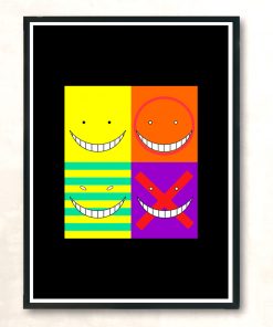 Koro Sensei Faces Modern Poster Print