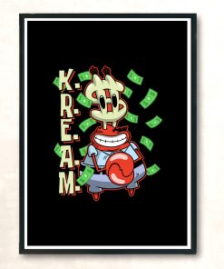 Kream Modern Poster Print