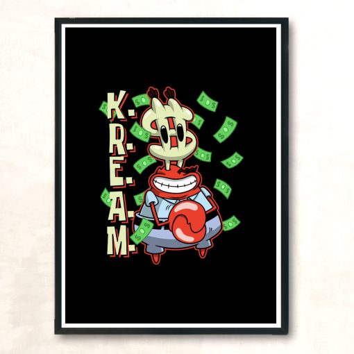 Kream Modern Poster Print