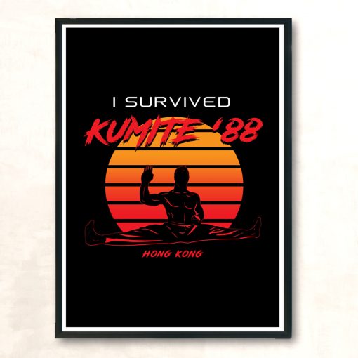 Kumite 88 Modern Poster Print