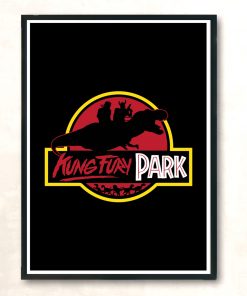 Kung Fury Park Modern Poster Print